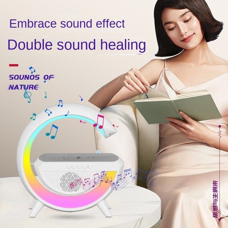 ลำโพงบลูทูธ Wireless Charge Speaker 4in1 รุ่น BT 3401 มาพร้อมกับ แท่นชาร์จไร้สายในตัว 15W และมี LED 