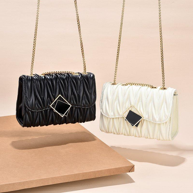 Premium Fashion BAG กระเป๋าสะพายข้าง พรีเมี่ยม กระเป๋าผู้หญิง กระเป๋าแฟชั่นสายสะพายโซ่สีทอง  Bags-170