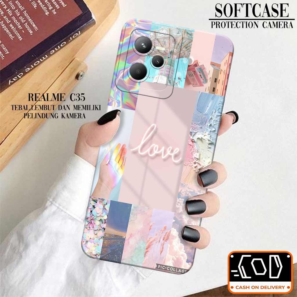 Realme C35 Hp Silicone Softcase ล่าสุด - เคสโทรศัพท์มือถือ Realme C35 ล่าสุด