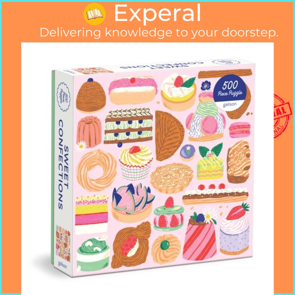 Sweet Confections 500 Piece Puzzle โดย Galison (ฉบับสหราชอาณาจักรปกอ่อน)