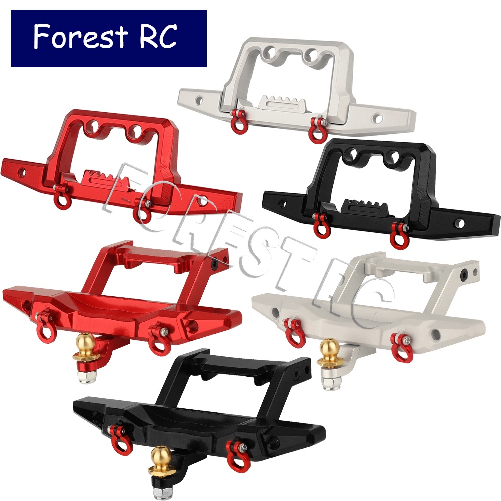 กันชนหน้า และหลัง อะลูมิเนียมอัลลอย สําหรับอัพเกรดรถไต่หินบังคับ 1/18 TRX4M TRX4-M