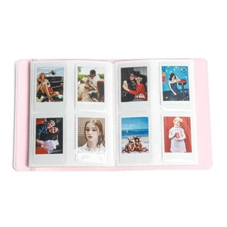อัลบั้มรูปกล้องทันที, 288 กระเป๋าตั๋วโรงภาพยนตร์ 3 นิ้วที่เก็บรูปภาพ, การ์ดหนัง PU ความจุขนาดใหญ่สําหรับ Fujifilm Instax Mini 12/11/9