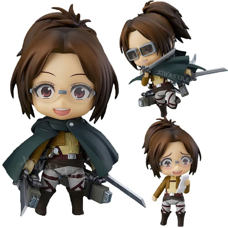 #1123 Hange Zoe Attack on Titan Anime Figure Hanji Shingeki no Kyojin Action Figure #775 Erwin Smith