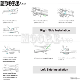 Mooreaxe สําหรับ Honda PCX125/ PCX150 PCX160 ABS CBS 2011 - 2024 2026 อุปกรณ์เสริมรถจักรยานยนต์เบรคคันโยกคลัทช์พร้อมมือจับปลายเปิด YSTZ02 T1