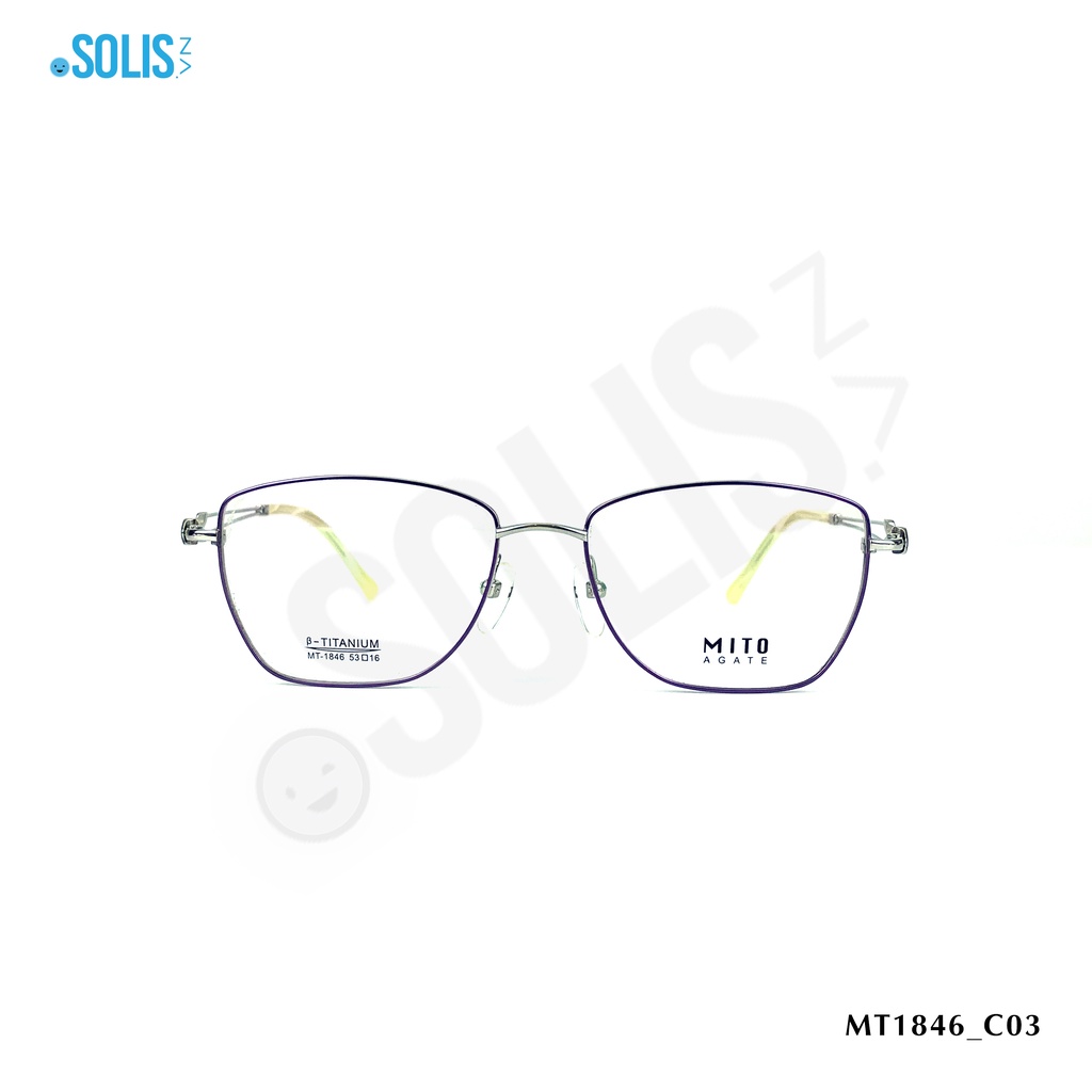 Mito MT1846 KL กรอบแว่นตา - MITO MT1846 BRAND TITAN GLASS SIZE 53-16-142