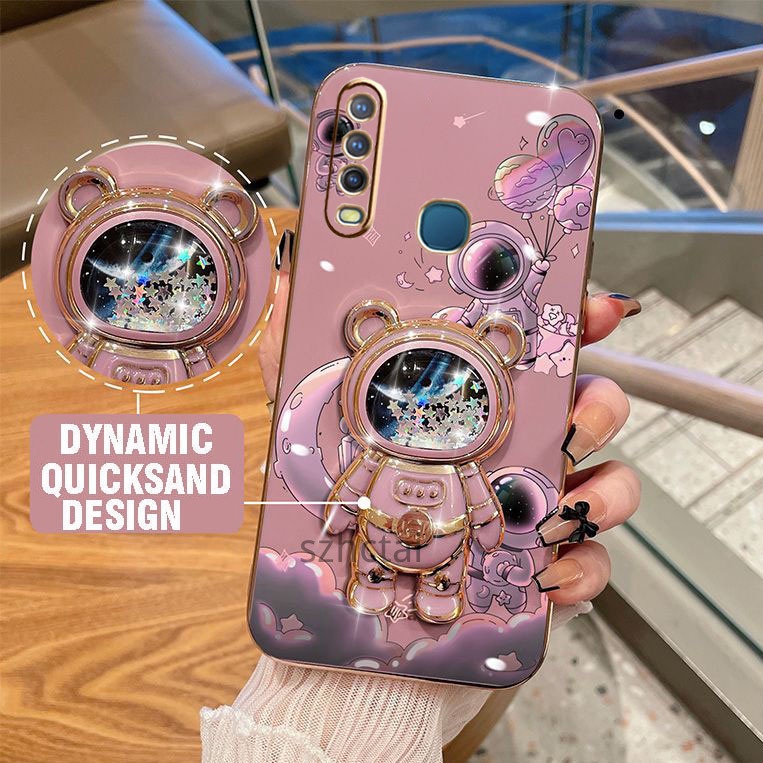 เคส Vivo Y11 Y12 Y15 Y17 Y19 U10 U3 Y12i 1901 1904 1906 1902 1940 โทรศัพท์มือถือแบบนิ่ม ลายนักบินอวก