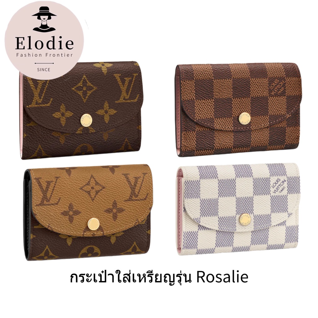 ใหม่ กระเป๋า LOUIS VUITTON classic LV ผู้หญิง กระเป๋าใส่เหรียญรุ่น Rosalie