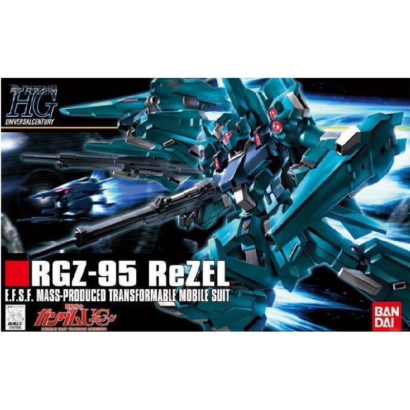 BANDAI HGUC 103 1444 Richelle Richelle ReZEL RGZ-95 ประกอบ