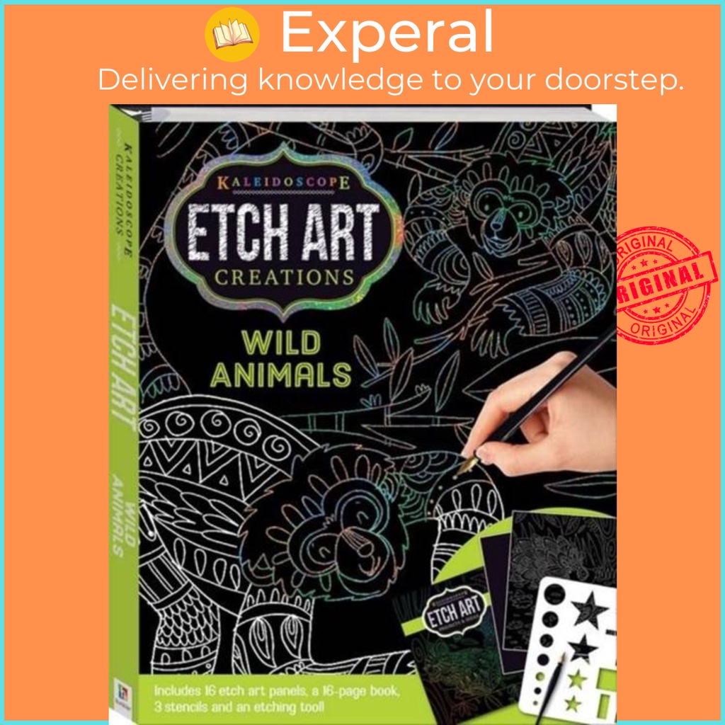 Kaleidoscope Etch Art Creations: Wild Animals and More โดย (ฉบับสหราชอาณาจักรปกอ่อน)