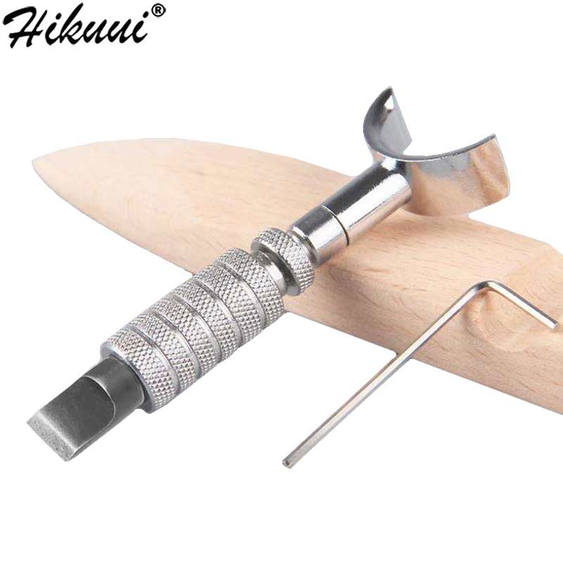 ปรับได้ 360° มีดแกะสลักหนัง โลหะผสมเหล็ก แฮนด์เมด DIY