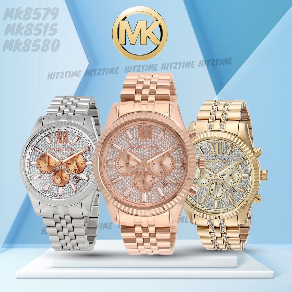 HITZTIME นาฬิกา Michael Kors OWM184 นาฬิกาข้อมือผู้หญิง นาฬิกาผู้ชาย แบรนด์เนม  Brandname MK Watch รุ่น MK8515