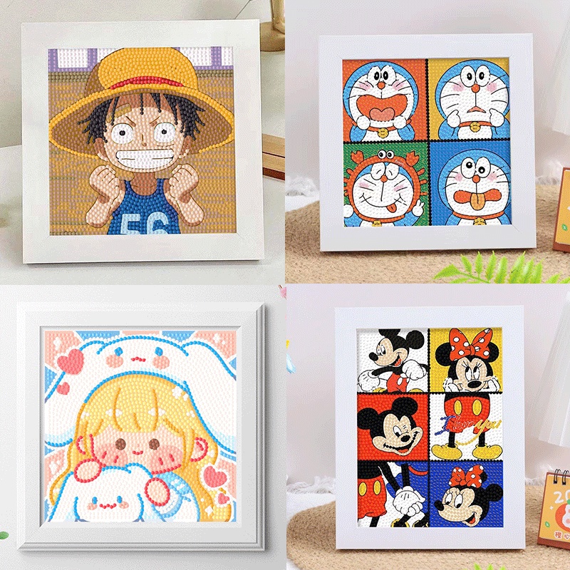 ส่งมอบทันที ภาพครอสติสคริสตัล ภาพวาดเพชร DIY ภาพจิตกรรม/ภาพวาดเพชร/ภาพปักเพชร/ภาพวาดปักเพชร ภาพติดเพชรพร้อมกรอบรูป