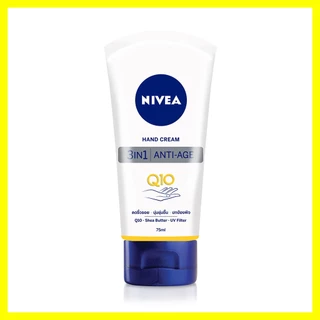 NIVEA Hand Cream Anti-Age Q10 75ml นีเวีย ครีมบำรุงมือสูตรคิวเทน.