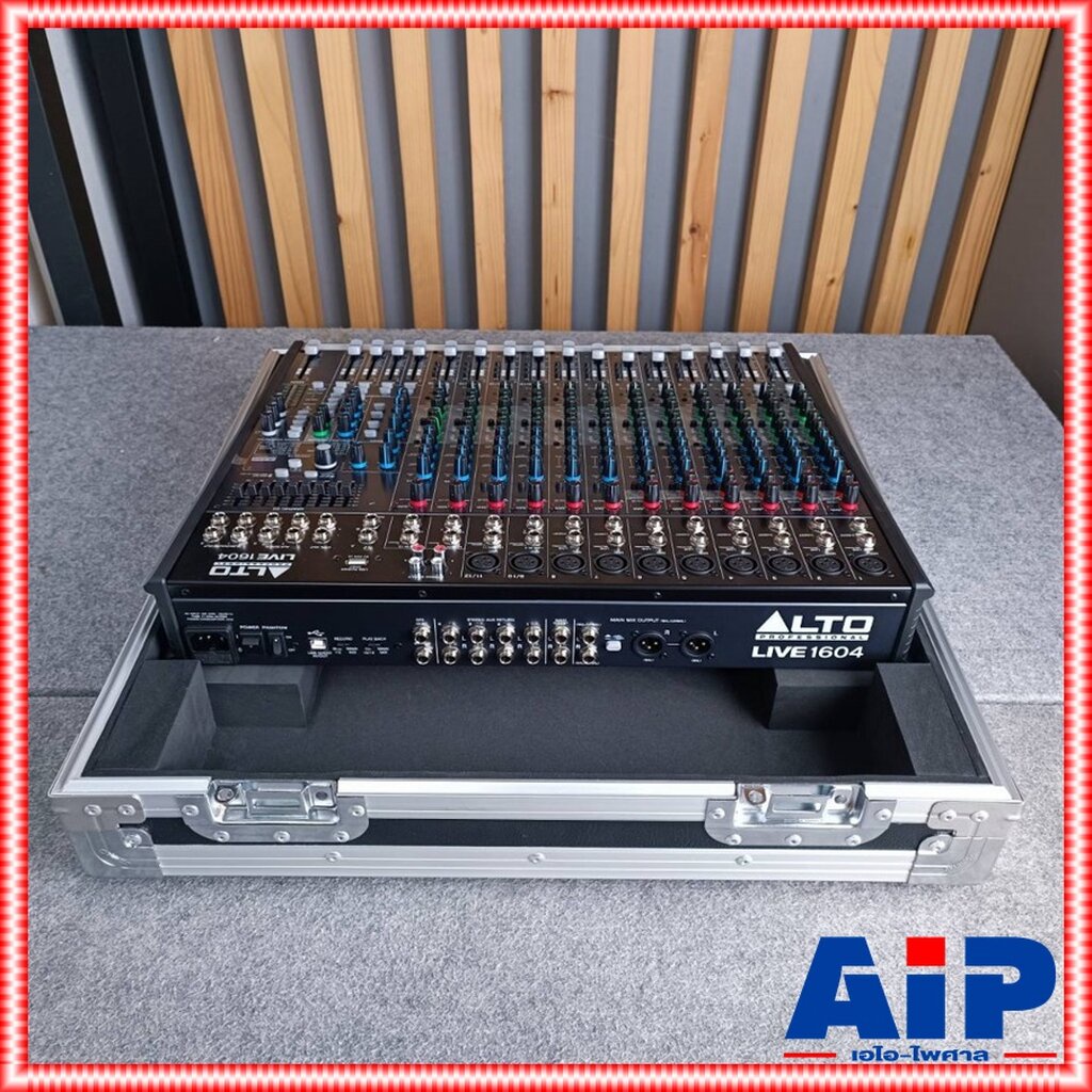 COMPACT RACK MIX ALTO LIVE1604 สีดำ ราคาสินค้าเฉพาะRACKไม่รวมมิกเซอร์ครับ LIVE 1604 LIVE-1604