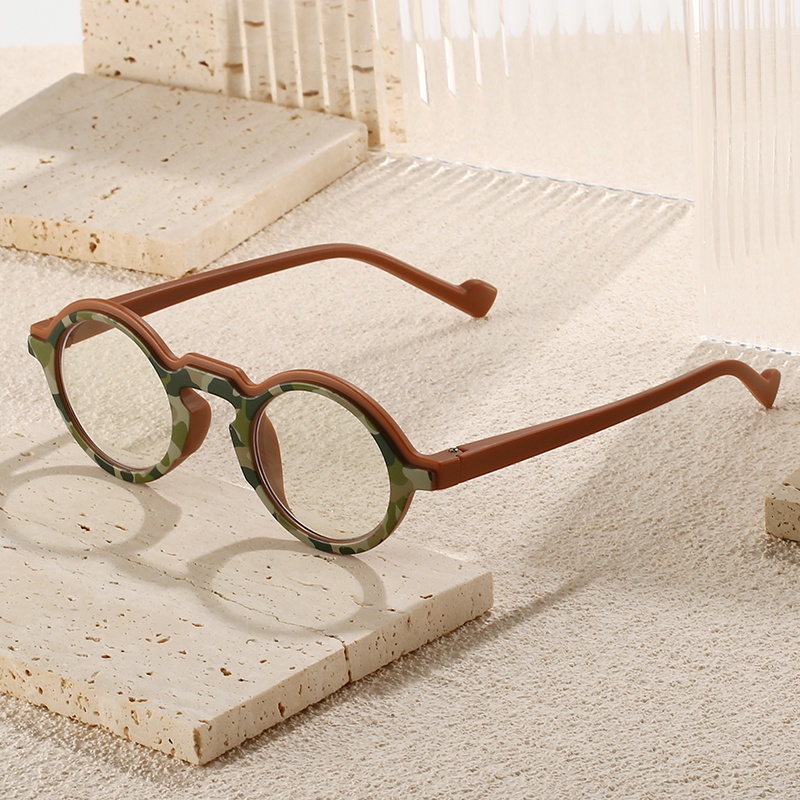 Hs2172 แว่นตาอ่านหนังสือ กรอบกลม สายตายาว แฟชั่น สําหรับผู้ชาย และผู้หญิง 1 ชิ้น