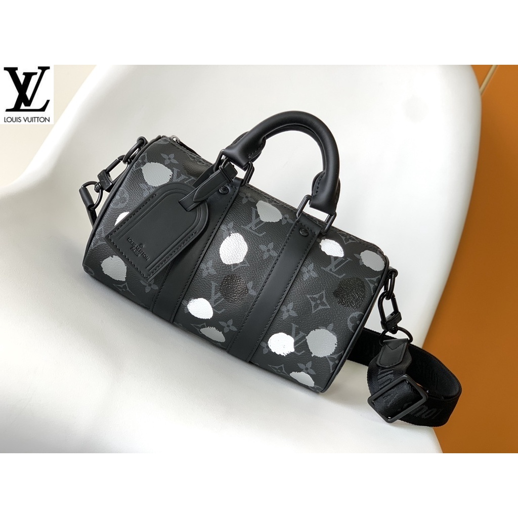หลุยส์วิตตอง Louis Vuitton กระเป๋าถือ lv m46406 keepall 25 เป็นกระเป๋าเดินทางคลาสสิกขนาดเล็ก, กระเป๋าสะพาย whipags sznp