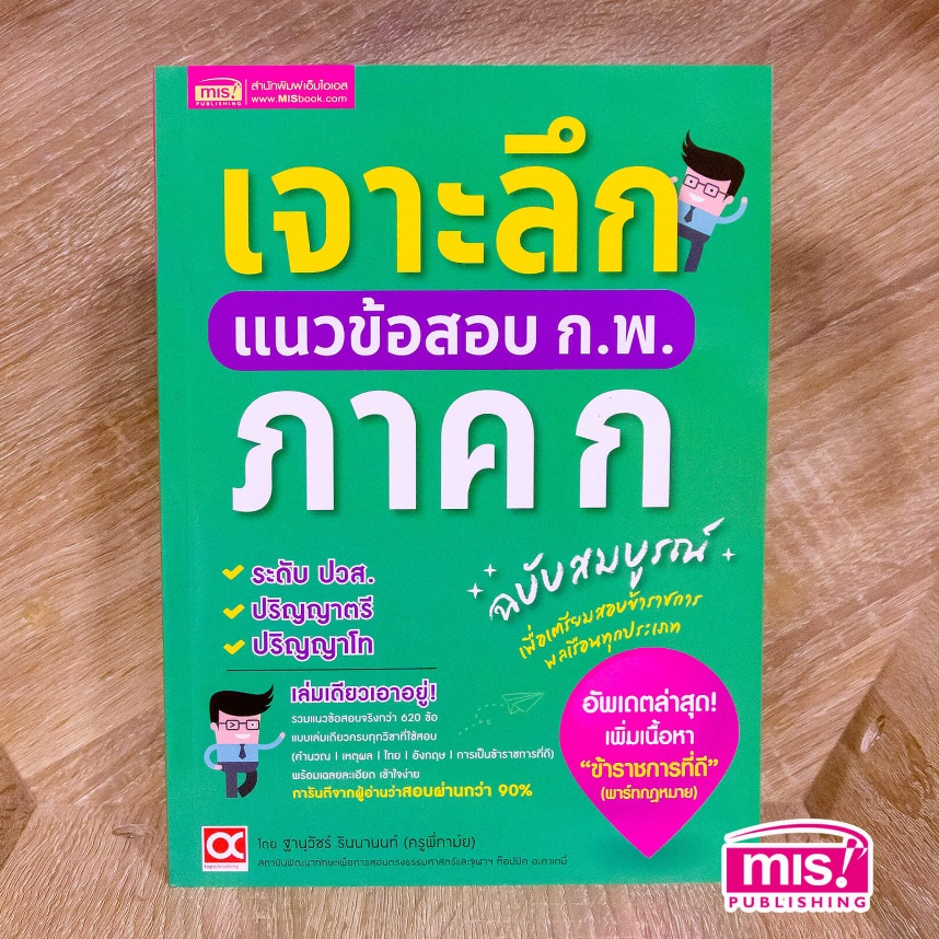 เจาะลึกแนวข้อสอบ ก.พ. ภาค ก Mr.Beam misbook