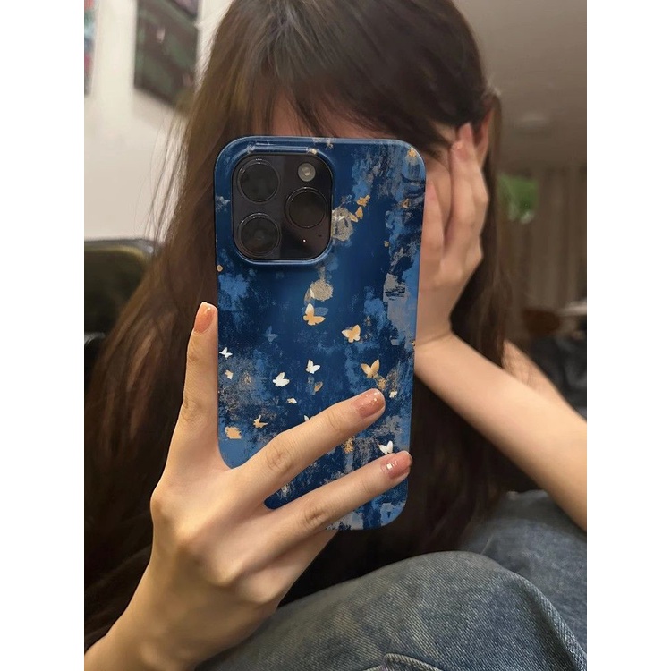 เคสโทรศัพท์มือถือแบบแข็ง ลายผีเสื้อ สําหรับ เคส samsung a54 5g a73 a53 a52 a51 a50 a34 a30 a23 a21s a14 a13 เคส samsung a12 a11 a04 a03 คส s23ultra s21 s22 เคส samsung s21 fe