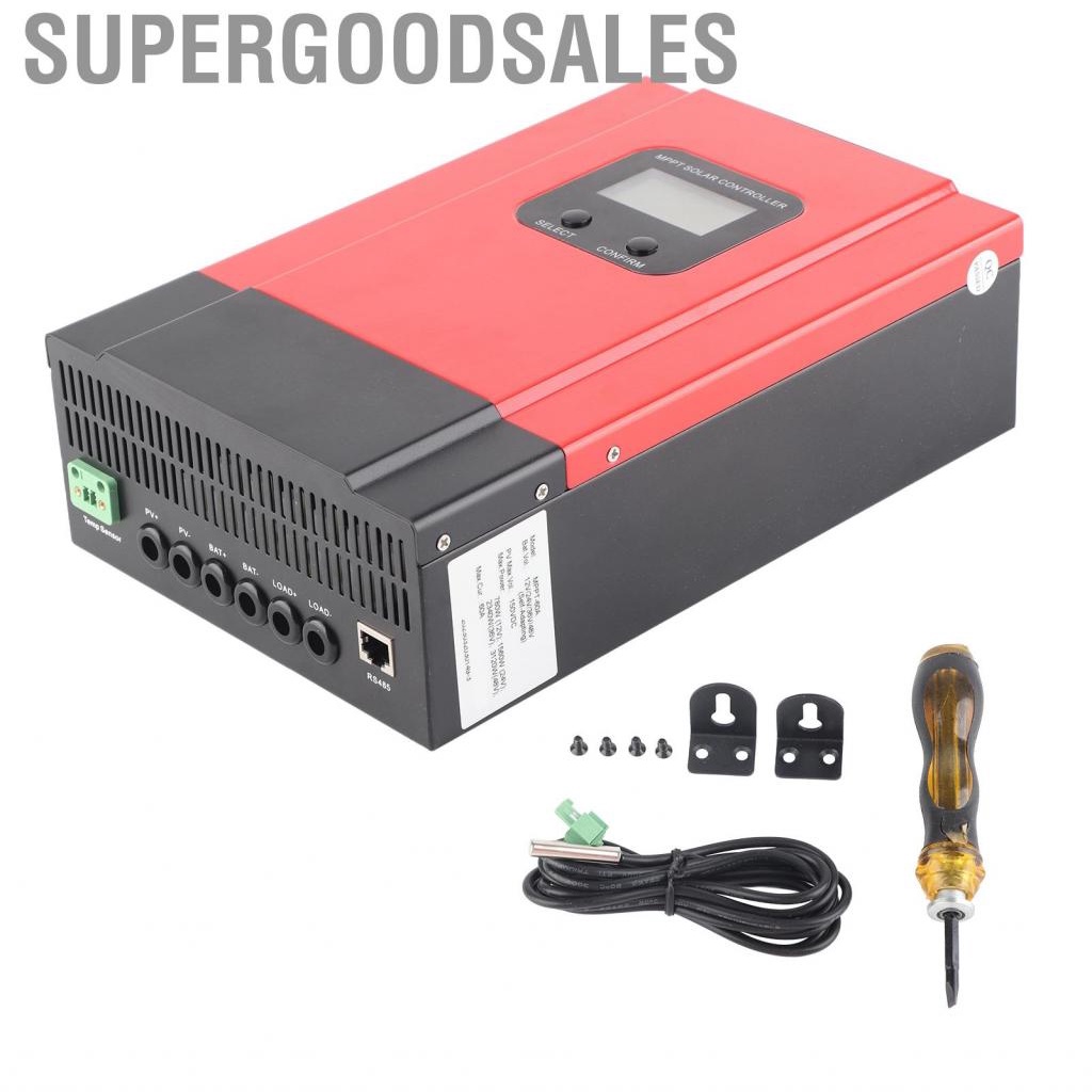 Supergoodsales MPPT ควบคุมการชาร์จพลังงานแสงอาทิตย์ Esmart60 12V 24V 36V 48V 60A