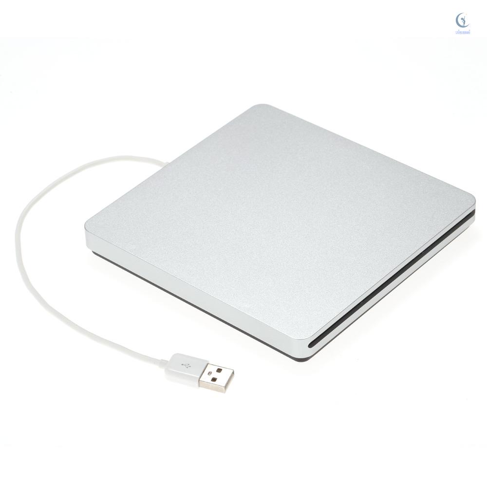 เครื่องเล่น DVD ROM USB 2.0 แบบพกพา บางพิเศษ แบบเปลี่ยน สําหรับ iMac MacBook MacBook Air Pro แล็ปท็อป พีซี
