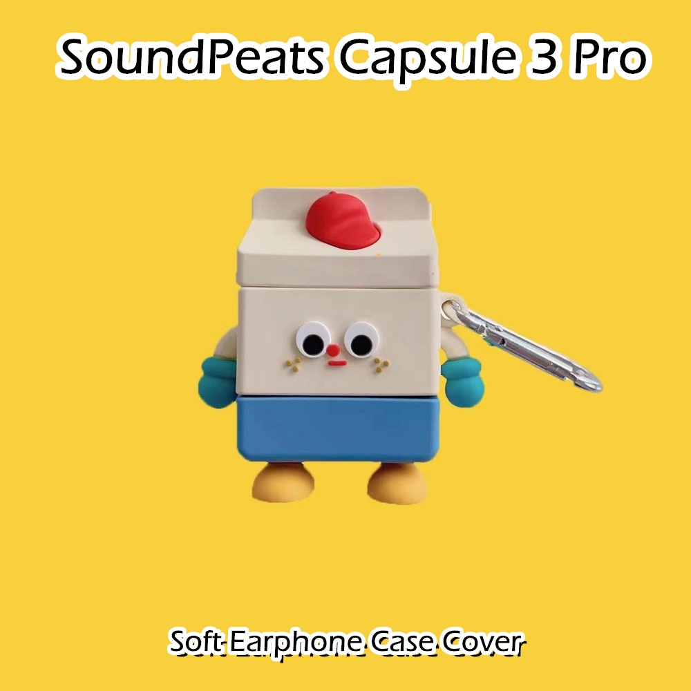 อนาคตดาวสําหรับ SoundPeats Capsule 3 Pro Case การ์ตูนตลก จัดแต่งทรงผมซิลิโคนอ่อนนุ่มหูฟังกรณีปลอก NO.1 - รูปที่ 4