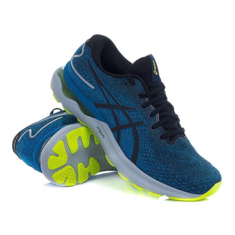 รองเท้าวิ่งชาย Asics Gel-Nimbus 24 สีน้ำเงินเข้ม (1011B359-003) ของแท้% มือ 1 พร้อมกล่อง Original