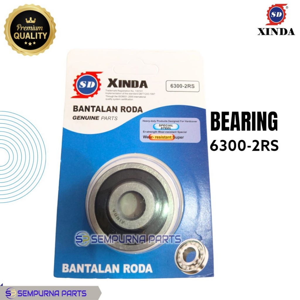 BEARING 6300 2RS - XINDA