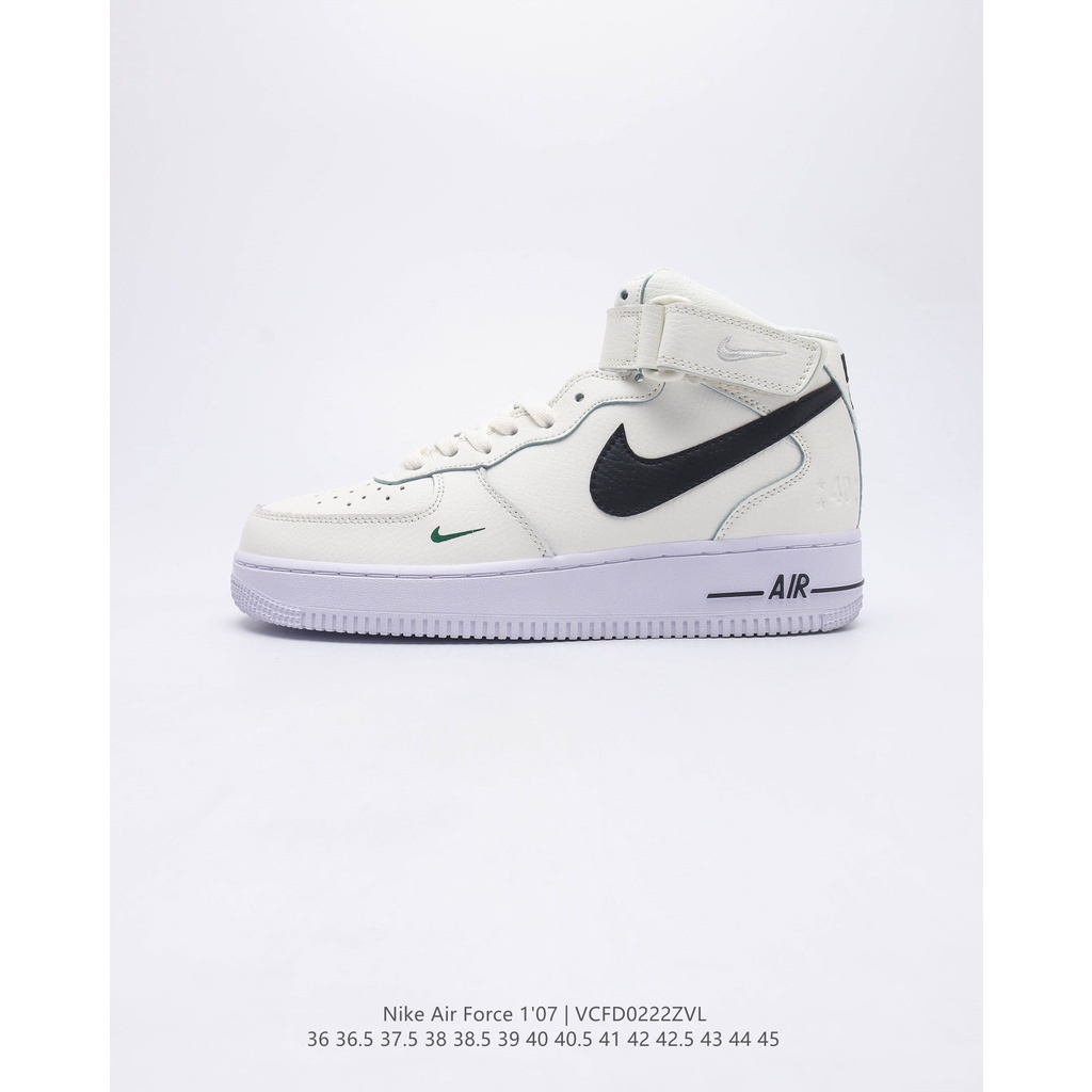 Nike Air Force 1'07 High One Velcro รองเท้าผ้าใบลําลอง แฟชั่นสําหรับผู้ชาย และผู้หญิง