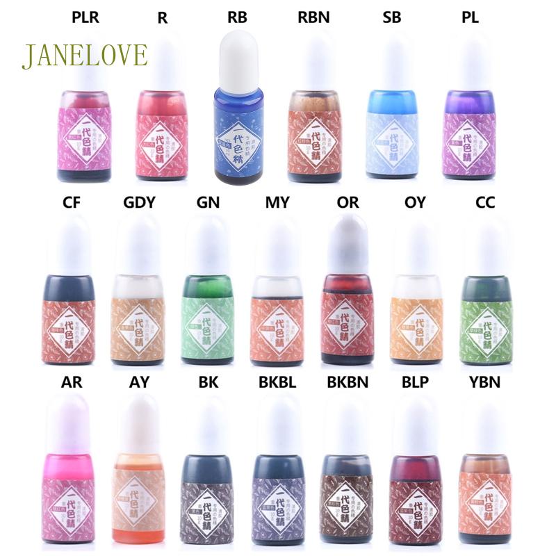 Jlove UV 20 สี อีพ็อกซี่ เรซิ่น เม็ดสี DIY หมึก ภาพวาด เอฟเฟกต์ ค้นหา เครื่องมือใส
