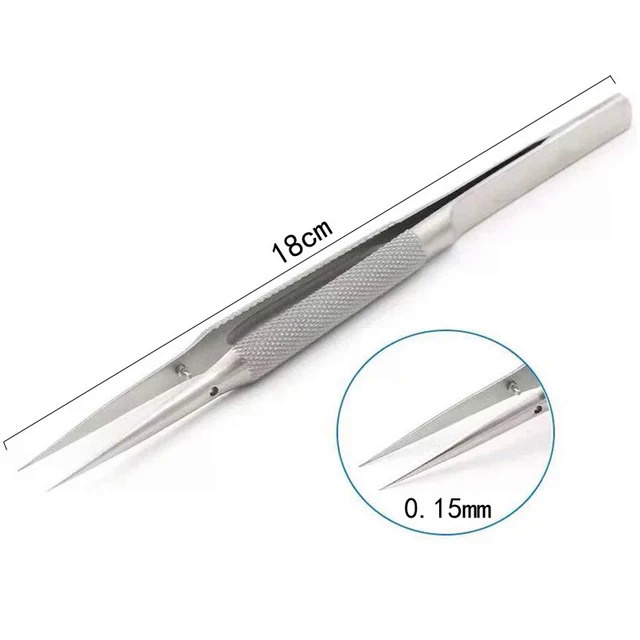 ！#@Ophthalmic Microscope trument Tweezers Mobile Phone Repair Fingerprint Flying Wire Tweezers Titan