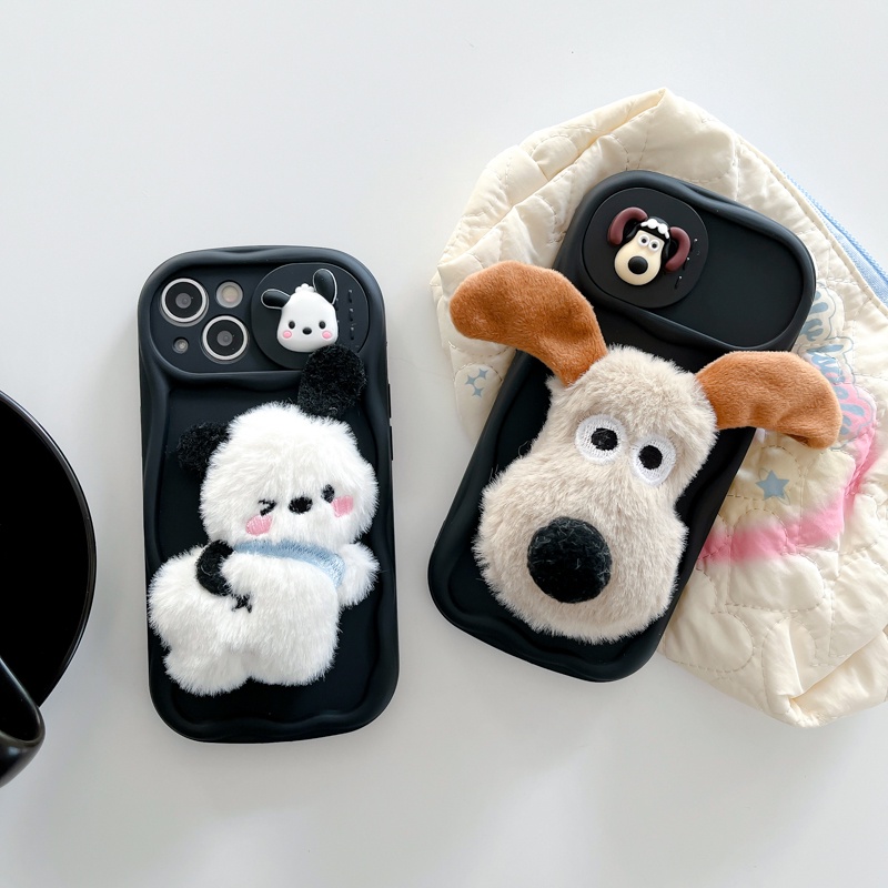 เคสโทรศัพท์มือถือ ซิลิโคนนิ่ม แบบป้องกัน ลายตุ๊กตาสุนัข Pacha Dog Diy สําหรับ iPhone 15 14 13 12 11 pro max