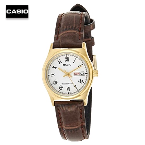 นาฬิกา ข้อมือ ผู้หญิง Casio สายหนัง รุ่น LTP-V006GL-7BUDF
