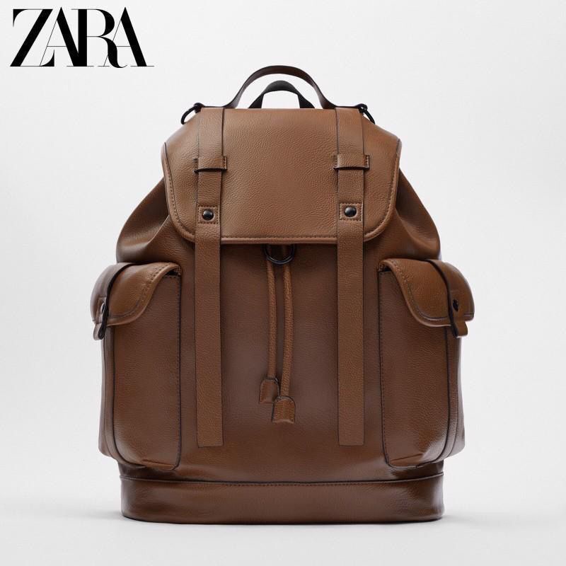 ZARA ซาร่า กระเป๋าเป้สะพายหลังกระเป๋าผู้ชาย สํารวจ กระเป๋าเป้สะพายหลังแนวโน้มแฟชั่นกระเป๋าเดินทางควา