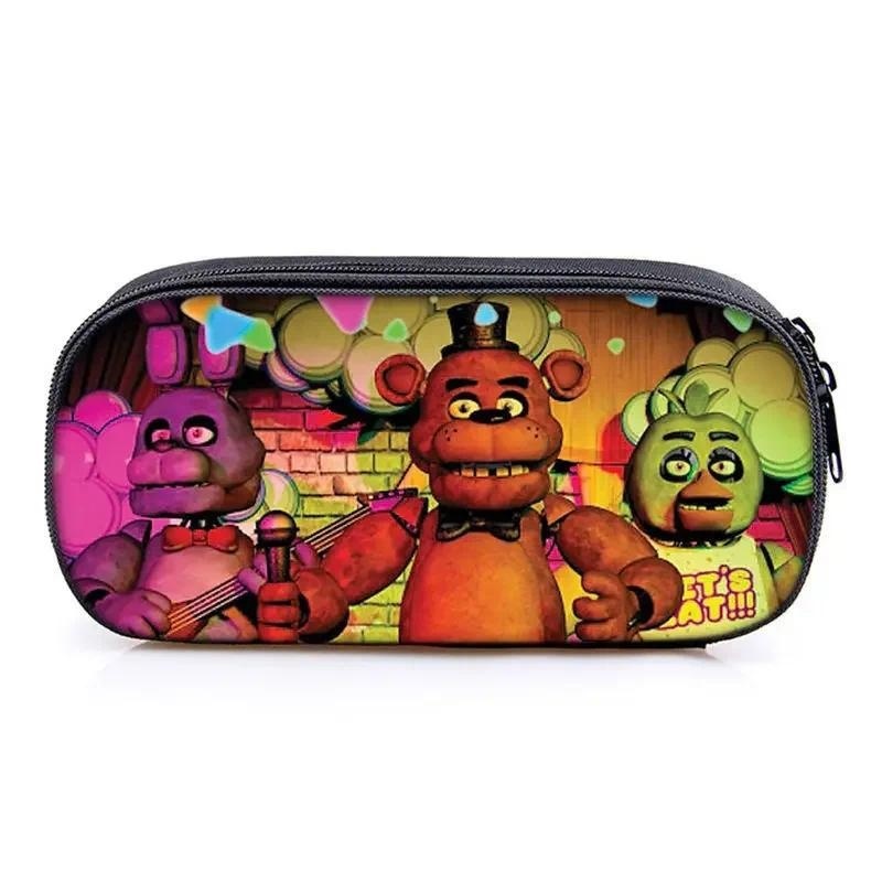 Fnaf กระเป๋าเครื่องเขียน กระเป๋าดินสอ ปากกา มีซิป ของขวัญวันเกิด สําหรับนักเรียน