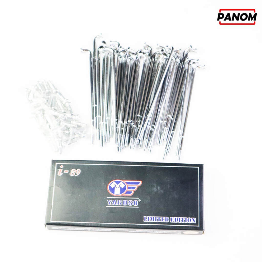 YAGUSO ซี่ลวด ชุบหัวโต 8-9 เลือกเบอร์ได้  i-89 ซี่ลวด ขนาดใหญ่ มั่นใจ ปลอดภัย สำหรับงานหนัก บรรทุก