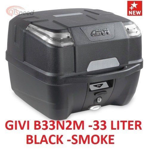 -GIVI B33N2M 33 ลิตร ATLAS MONOLOCK TOP CASE TOP BOX BLACK / SMOKE-