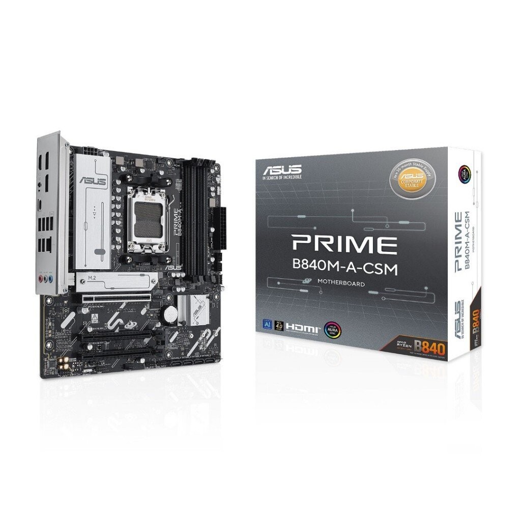 ASUS PRIME B840M-A-CSM Micro-ATX AM5 Mainboard