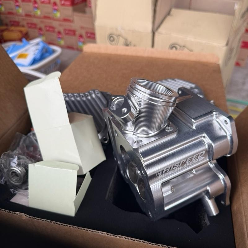 ฝาสูบ CNC หลัก EXCITER ใส่ WAVE125 วาล์ว 29:26 มม พอร์ท CNC + พร้อมอุปกรณ์ ครบ สวยๆ ราคาโปรโมชั่น