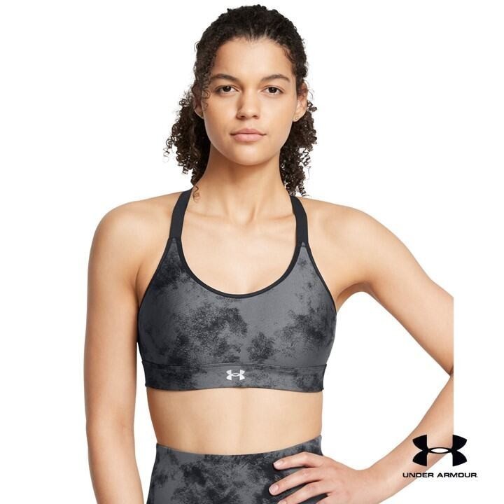 Under Armour สปอร์ตบราพิมพ์ลาย UA Continuum Mid สำหรับผู้หญิง