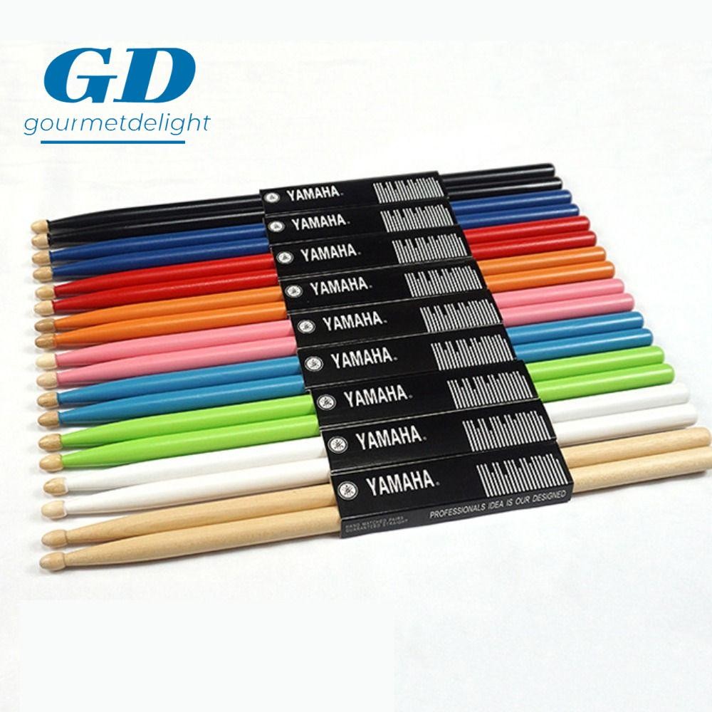 Gourmetdelight Drum Sticks, ไม้ 5A/7A ไม้ตีกลอง, อุปกรณ์เพอร์คัชชันที่มีสีสัน Professional Classic 5