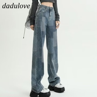 DaDulove💕 New American Ins High Street Retro Jeans Niche High Waist Loose Wide Leg Pants plus Size Trousers