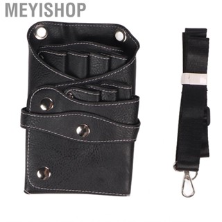 Meyishop Hair Scissor Bag Convenient Lightweight PU Leather Hairdressing With