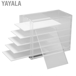 Yayala Eyelash Storage Case Dustproof Acrylic Fake Box for Home