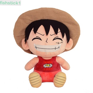 Fishstick1 Monkey D Luffy Birthday Gifts Japan Anime Pet Cushion Stuffed Toys Kids Gift Plush Toys