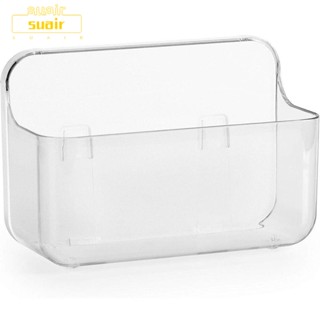 Suair กล่องพลาสติกเก็บของ ขนาดเล็ก 7.1*4.73 นิ้ว มีกาวในตัว ไม่ต้องเจาะผนัง สําหรับห้องน้ํา
