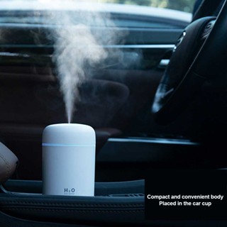 USB MINI CAR HUMIDIFIER AIR PURIFIER FRESHENER LED AROMA ESSENTIAL OIL DIFFUSER