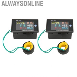 Alwaysonline AC Meter Single Phase LCD Digital Panel Voltage Power  S