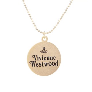 เวอร์ชั่นสูง Westwood Vivienne ฝ้า กลม สร้อยคอ Vivienne สองชั้น โซ่เสื้อกันหนาว สําหรับผู้ชาย และผู้หญิง