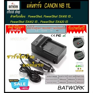 แท่นชาร์จแบตเตอรี่กล้องแคนนอน CHARGER CANON NB 11L ใช้ชาร์จกับแบตกล้อง PowerShot, PowerShot SX410 IS , PowerShot SX412