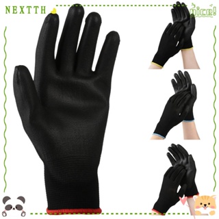 Nextth ถุงมือทํางาน ไนล่อน PU โพลียูรีเทน กันลื่น 1/6 คู่